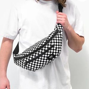 Vans Ward Black & White Checkered Crossbody Bag